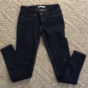 super skinny dark jeans.